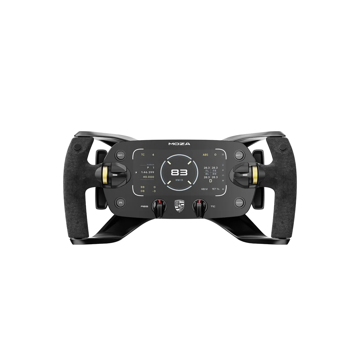 MOZA Porsche Mission R Steering Wheel Review 2026 | Image: simracingsetup.com